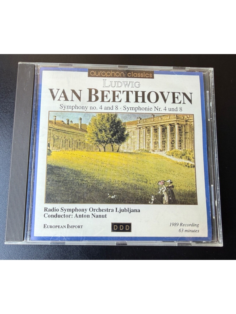 Beethoven Symphony No 4 & 8 CD Anton Nanut Radio Symphony Ljubljana Euro Import
